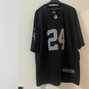 Nike Oakland Raiders Charles Woods No. 24 Jersey Black